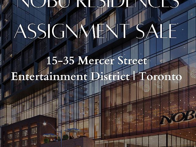 Nobu Assignment Sale