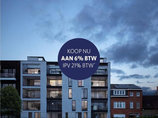 NOG 1 PRACHTIG GELIJKVLOERS APP. TE KOOP AAN 6% BTW verl.