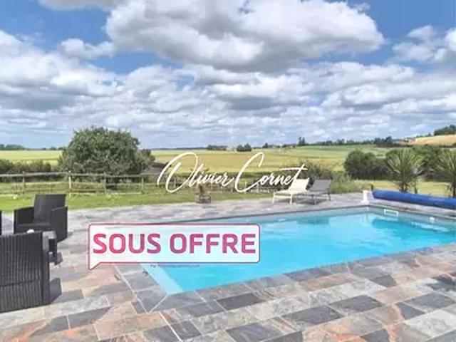 Nogent le Rotrou 28400 Achat / Vente maison 6 pièces t6 piscine jardin