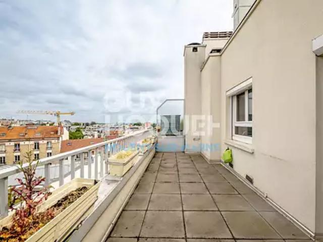 Nogent sur Marne 94130 Achat / Vente appartement 2 pièces t2 au dernier étage terrasse