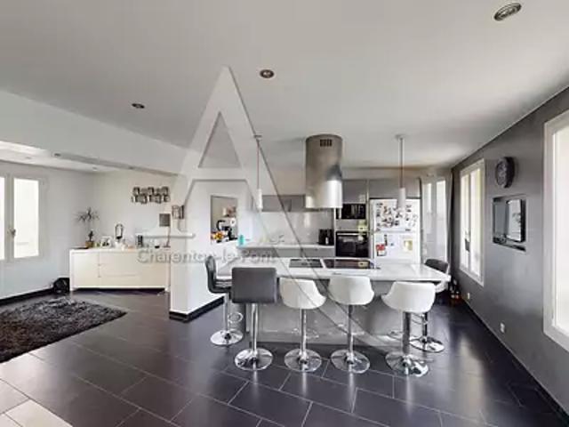 Nogent sur Marne 94130 Achat / Vente appartement 6 pièces t6 au dernier étage cave