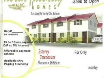 North Fairway Homes In Muzon Bulacan/3,729/mth