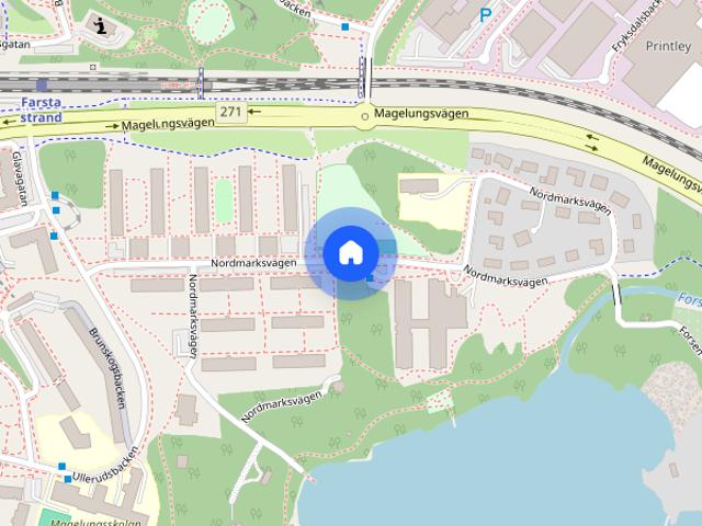 Nordmarksvägen, Farsta