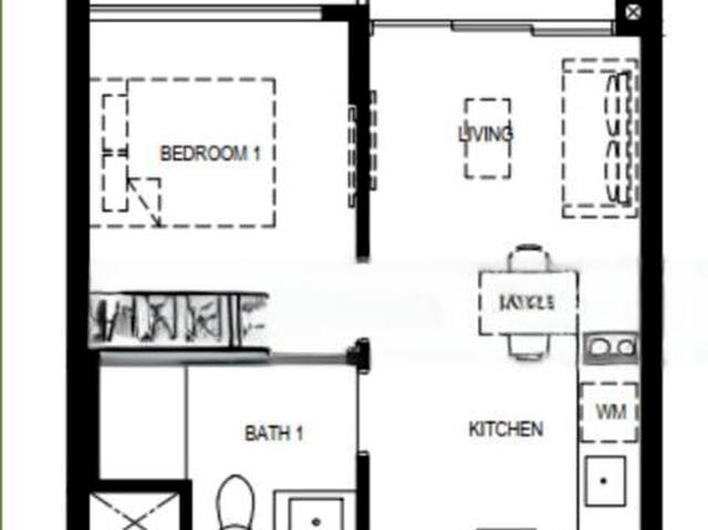 Normanton Park D5, Apartment