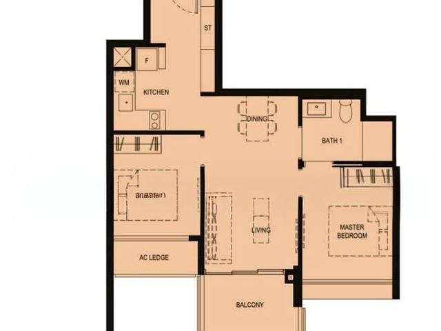 Normanton Park D5, Apartment