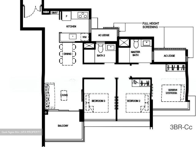 Normanton Park D5, Apartment