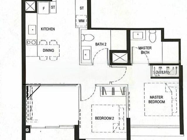 Normanton Park D5, Apartment