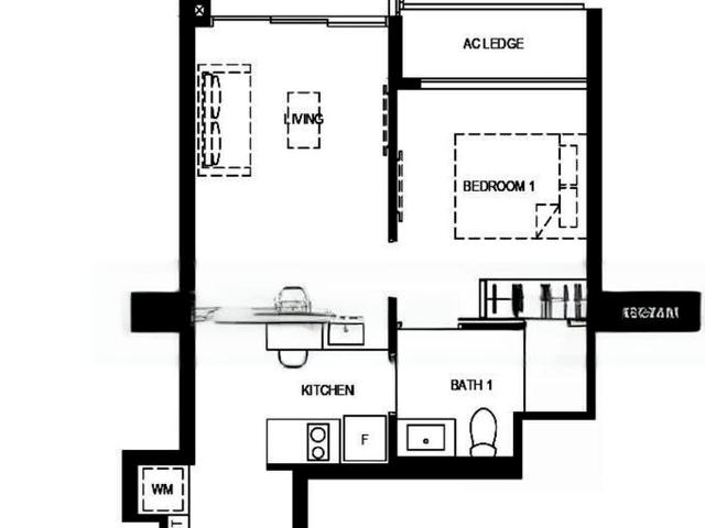 Normanton Park D5, Apartment