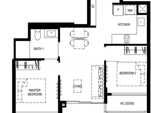 Normanton Park D5, Apartment
