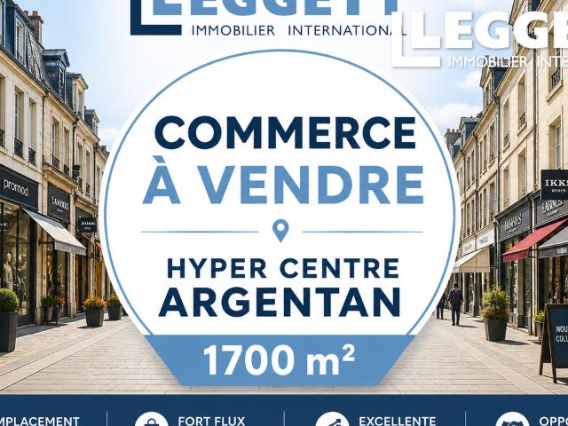 NORMANDIE, ARGENTAN – Emplacement N°1: Ensemble Commercial de 1 700 m² avec Forte Visibilité