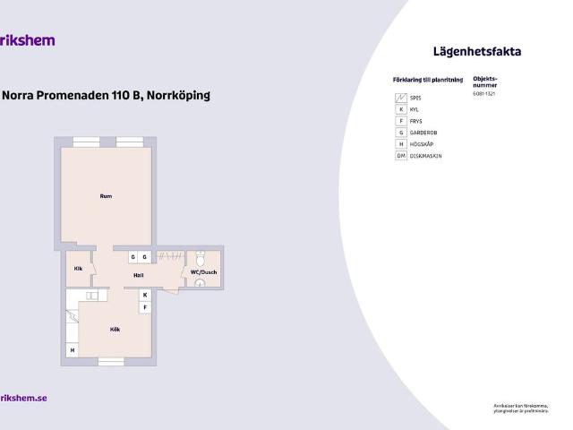 Norra Promenaden 110 B, Norrköping