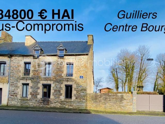 NOUVEAU: Maison en Pierre 167 M² Habitable Centre Bourg GUILLIERS