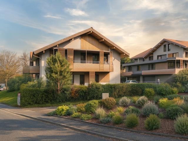 Nouveau à FEIGERES: T4 neuf en dernier étage, garage compri