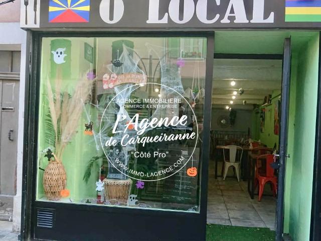 NOUVEAU FONDS DE COMMERCE RESTAURANT 120 M2 AVEC CAVE VOUTEE CENTRE VILLE DE LA CRAU
