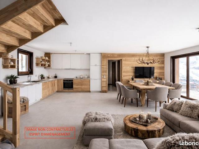NOUVEAU * Appartement duplex en roof top 4 chambres 116m² 2 terrasses