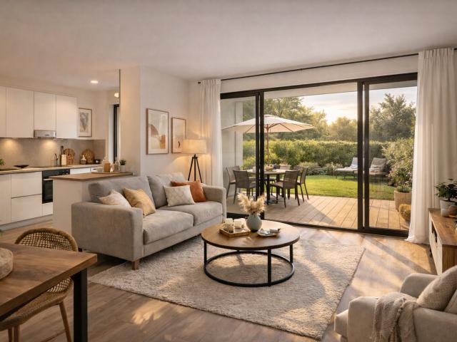 NOUVEAU LONGVIC DANS RESIDENCE INSTIMISTE SUPERBE T2 AVEC TERRASSE & JARDIN RESIDENCE INTIMISTE 2 pièces, 40 m²