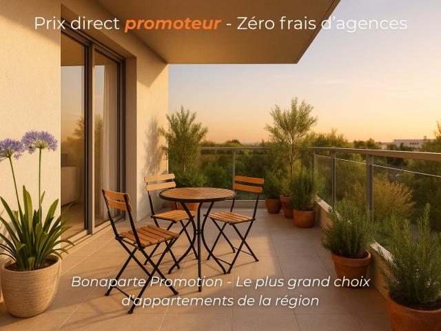 NOUVEAU SECTEUR HOTEL DE VILLE T3 AVEC TERRASSE 3 pièces, 64 m²