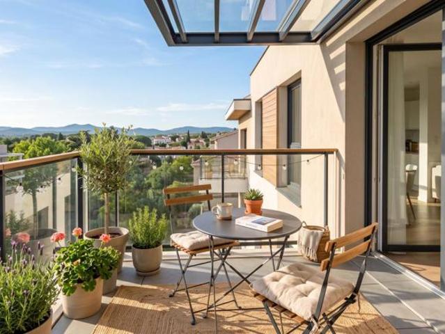 NOUVEAUTÉ CENTRE VILLE 3 PIECES DERNIER ÉTAGE AVEC BALCON EXPOSÉ SUD ET PARKING