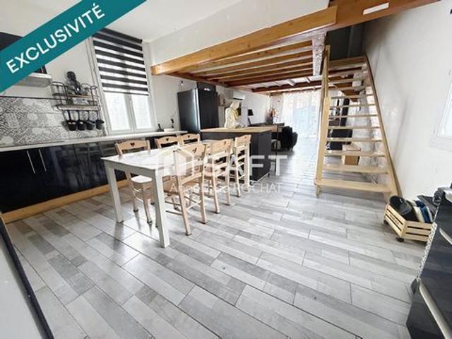 Maison de village R+1 T4 sur Espondeilhan avec terrasse