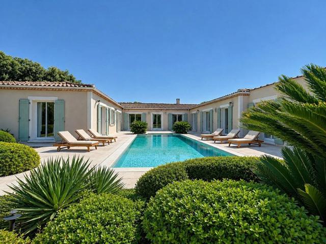 NOUVEAUTE NIMES VACQUEROLLES GRANDE VILLA FAMILIALE 9 PIECES AVEC PISCINE