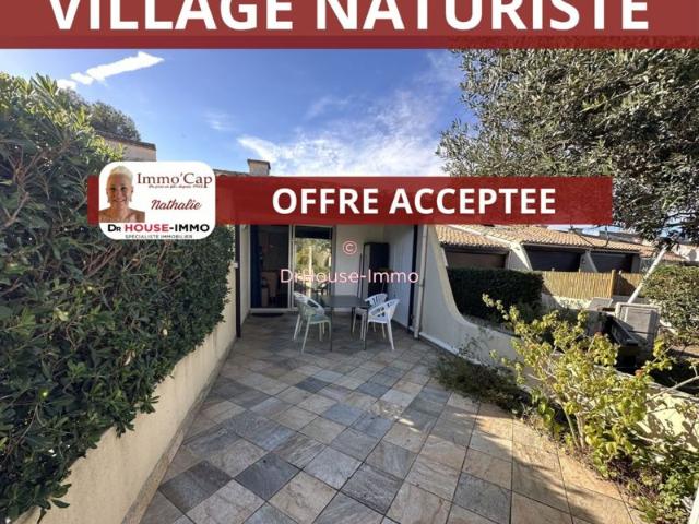 NOUVEAUTE PAR L'AGENCE IMMO CAP AVEC NATHALIE RESIDENCE HELIOVILLAGE VILLA DE 31.68 M2 CARREZ 36.38 M2 habitable