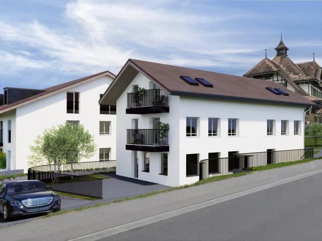 Nouvelle promotion 4.5 pièces appartement avec terrasse et jardin, Belfaux