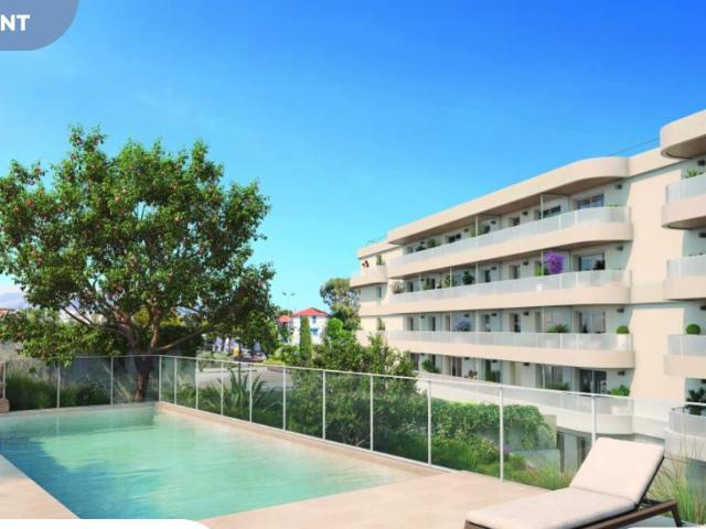 Nouvelle Résidence de luxe proche de Nice – 200m de la plage 56m² Saint Laurent du Var