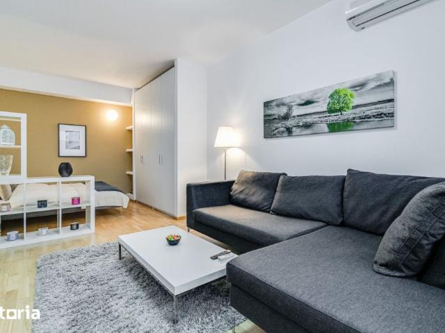 NOU! Studio DUBLU, spatios 45 mp, mobilat si utilat, Baneasa!