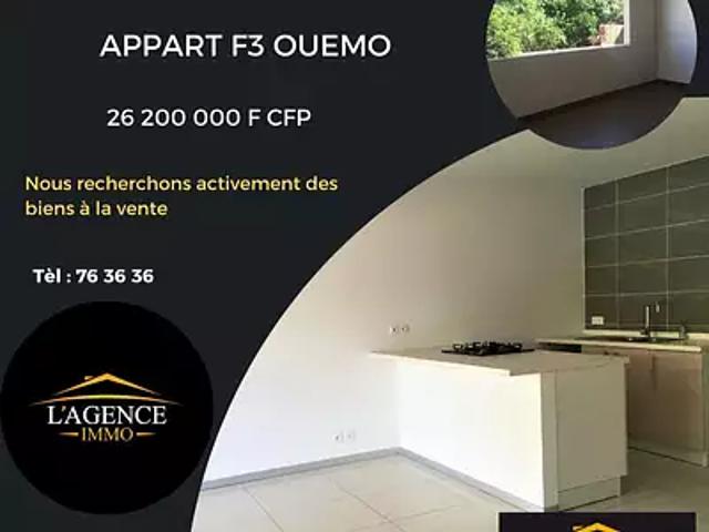 Nouméa 98800 Achat / Vente appartement 3 pièces t3