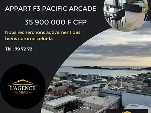 Nouméa 98800 Achat / Vente appartement 3 pièces t3