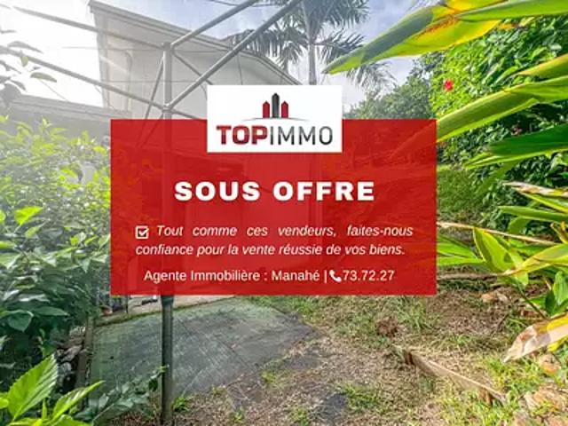 Nouméa 98800 Achat / Vente appartement 3 pièces t3 terrasse