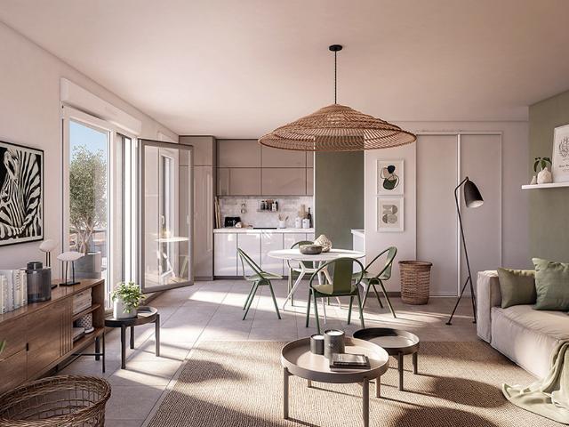 NOVA 3 pièces, 60 à 62 m²