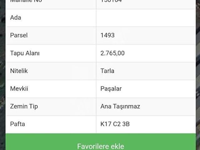 NOVADA YAKINI,YILDIRIM MAHALLESİNDE 921 M HİSSELİ TARLA