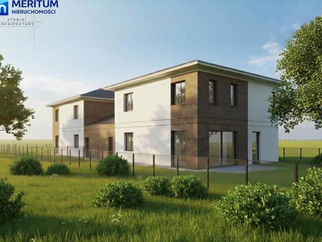 Nowy bliźniak 145 m2 z garażem i dużą działką