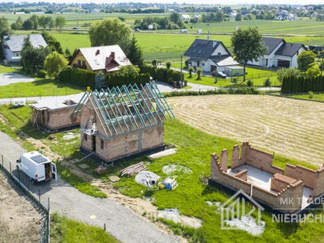 Nowy dom wolnostojący Kłaj, pow. 80m2, rekuperacja