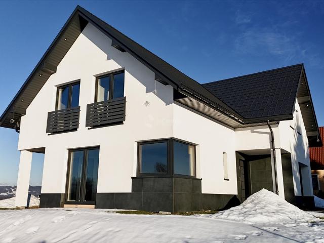 Nowy dom do wykończenia, 190 m2, garaż, ogrzewanie podłogowe