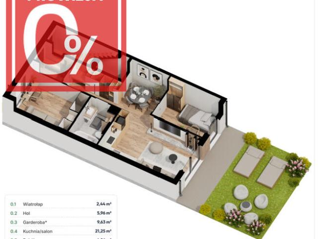 Nowe mieszkania 50,8m2 do 90m2 Boguchwała