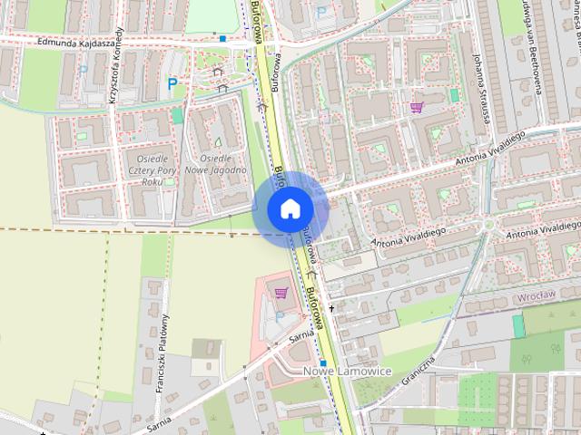 Nowe 2 pokoje, z miejscem postojowym, Jagodno