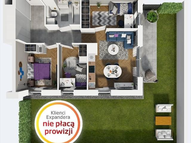 Nowe 4 pokojowe mieszkanie z ogródkiem w centrum Łodzi polecam!