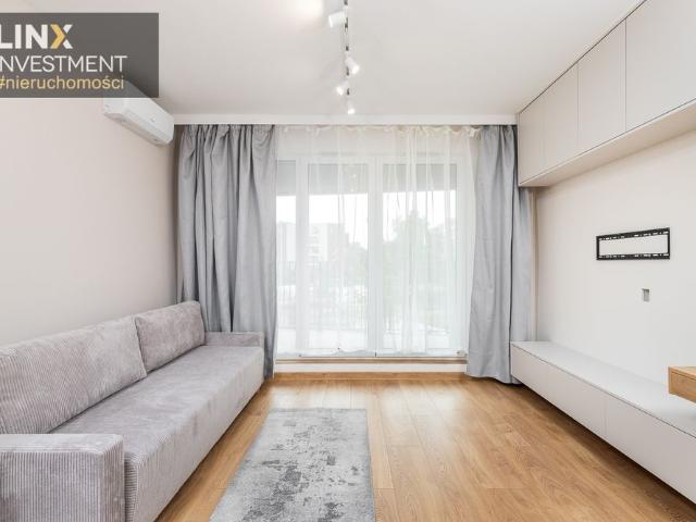 Nowocześnie urządzone mieszkanie typu studio 35 m2, WITA, Wesoła, balkon, klimatyzacja