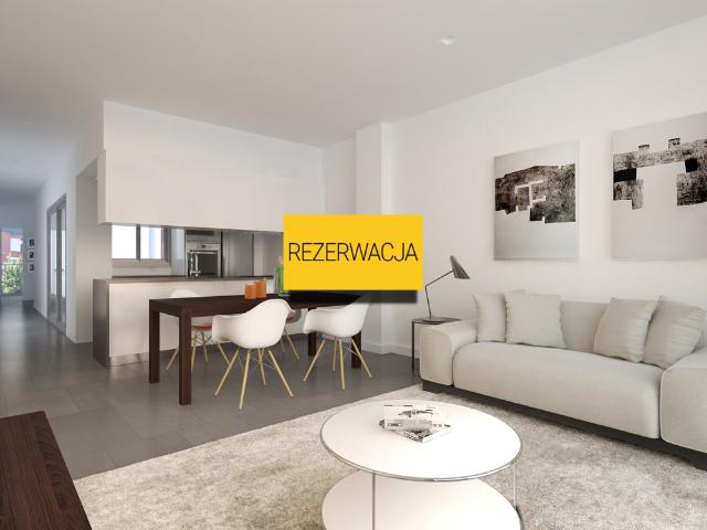 Nowoczesny mikro apartament z tarasem i ogrodem