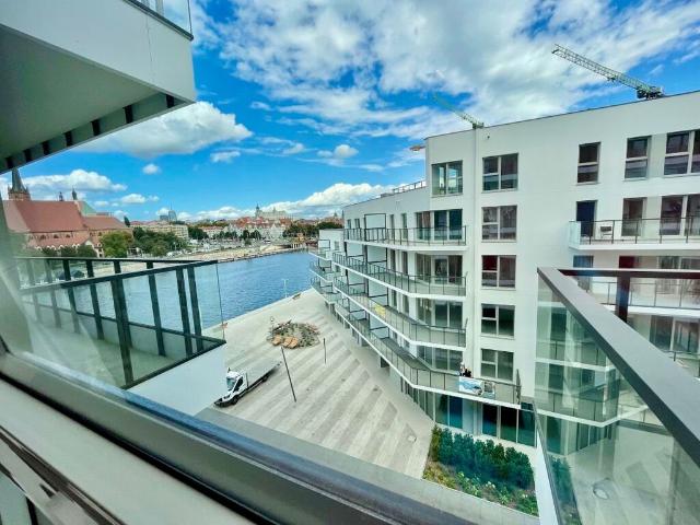 Nowoczesny apartament 3 pok. tuż nad Odrą balkon