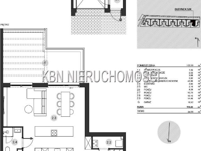 Nowoczesny apartament 118,92 m2 z garażem i tarasem