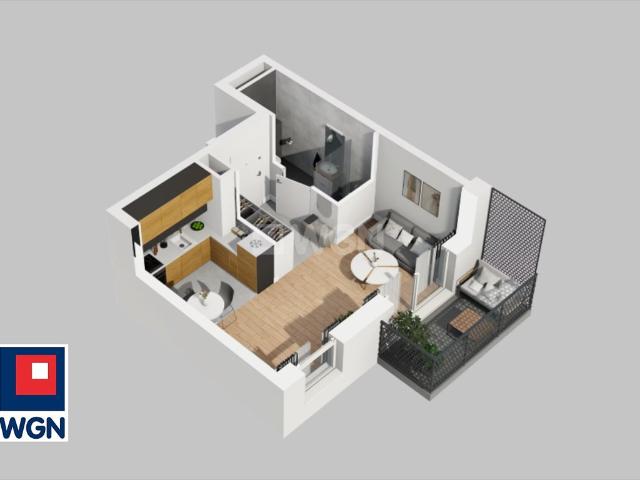 Nowoczesny apartament 26 m² z balkonem w centrum Wrocławia zapraszam