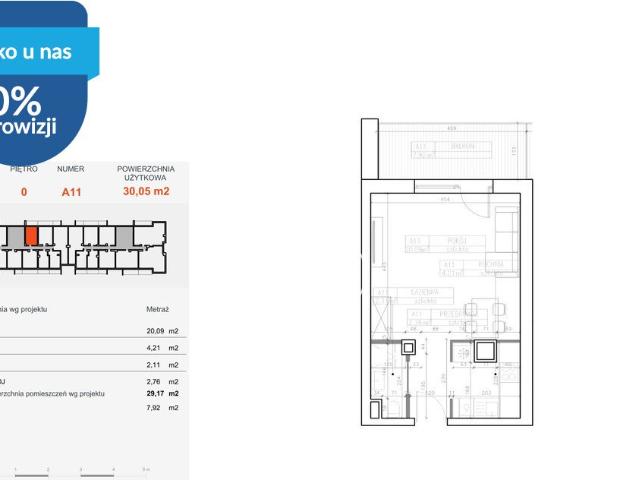 Polecam nowoczesny apartament 29,73 m² z systemem smart home