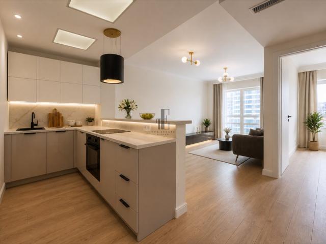 Nowoczesny apartament 2 pok. w Platinum Towers z widokiem