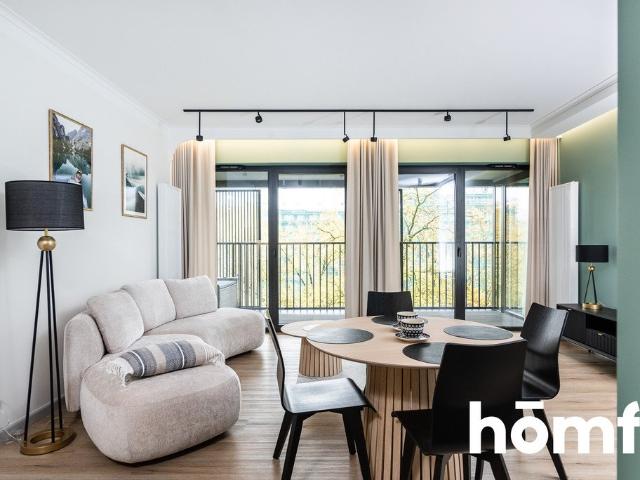 Nowoczesny apartament 51m² z balkonem, klimatyzacją i wysokim standardem