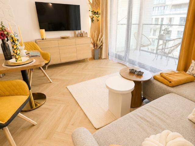Nowoczesny apartament 31,4 m² z balkonem i garażem