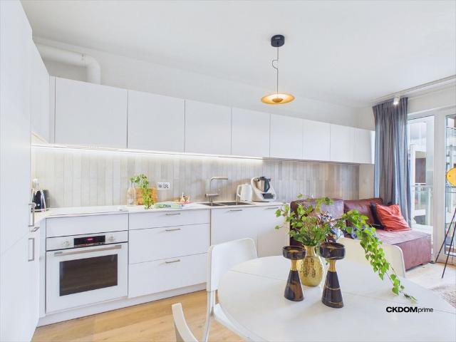Nowoczesny apartament 39,5 m² z balkonem, garażem i systemem Smart