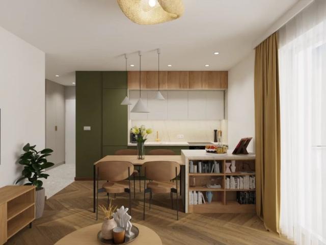 Nowoczesny apartament 48m2 z ogródkiem, blisko natury